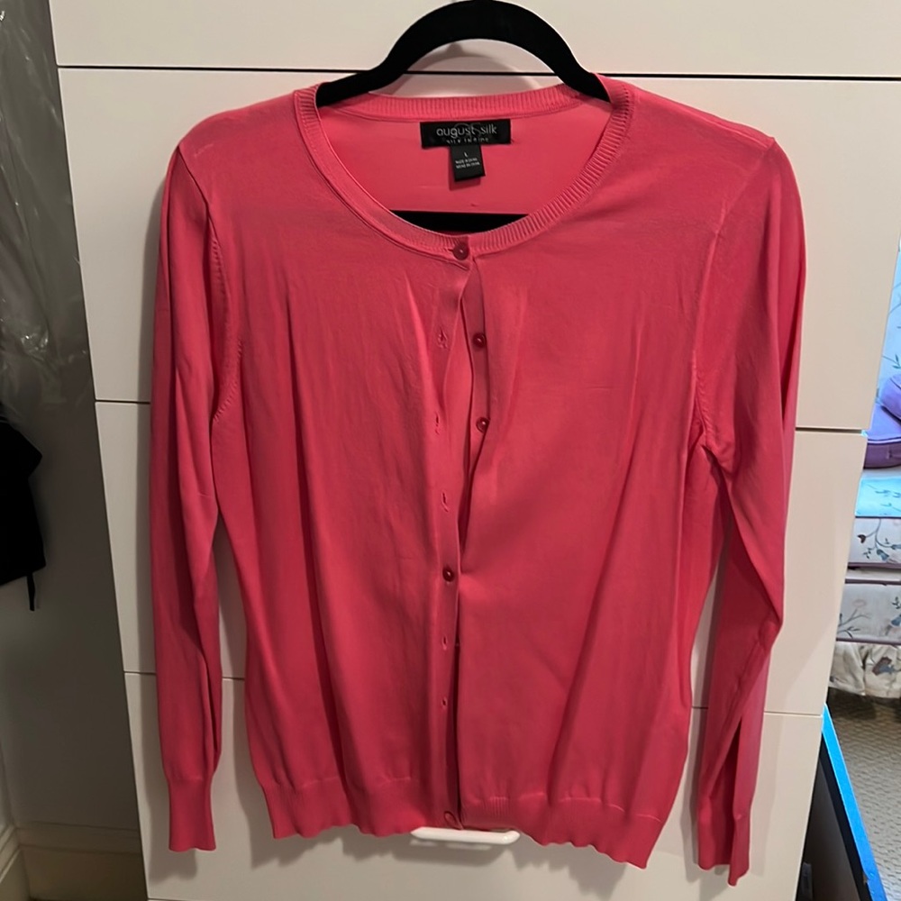 Barely worn, Pink, Long Sleeve Cardigan